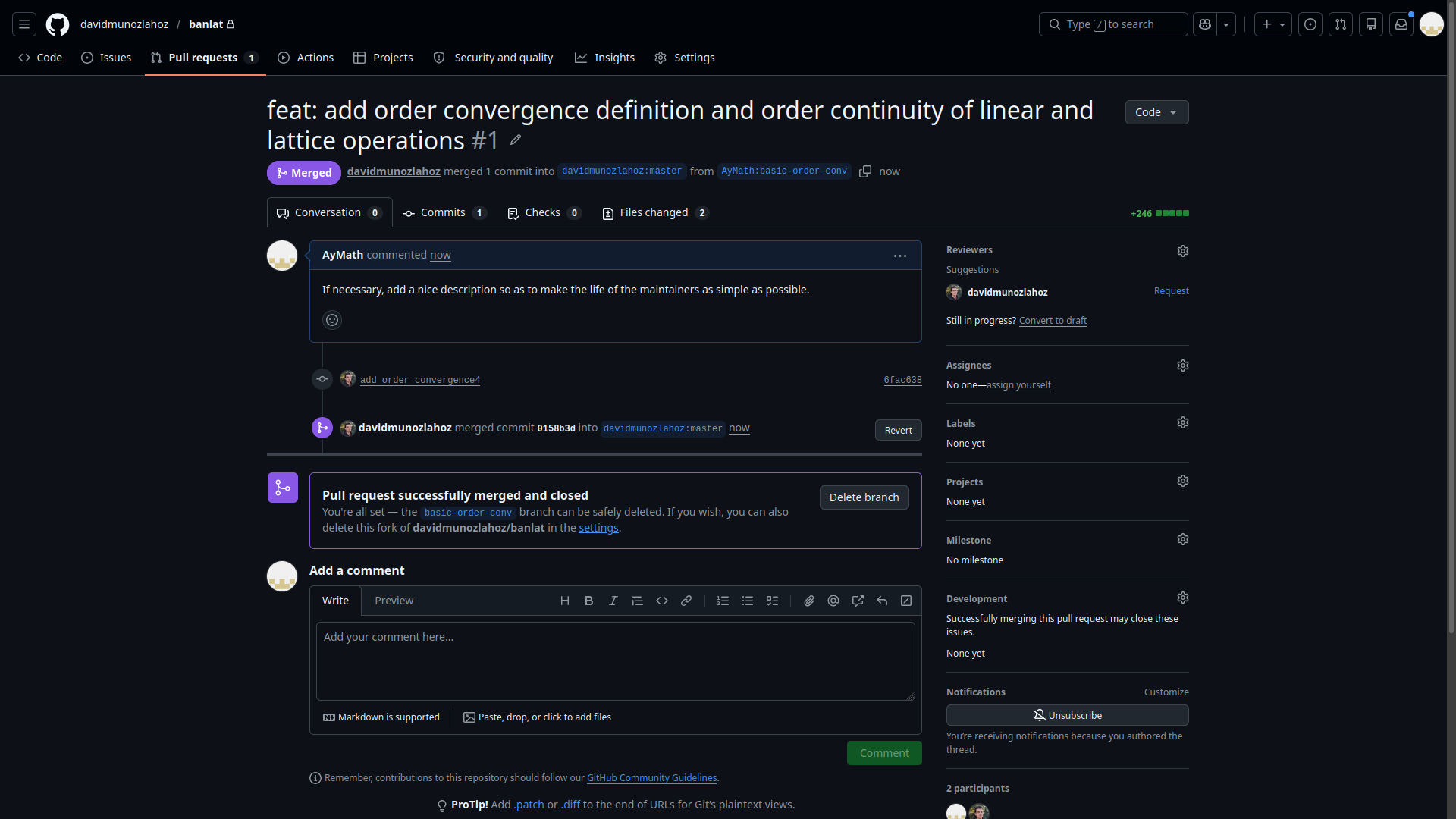 Merged pull request
