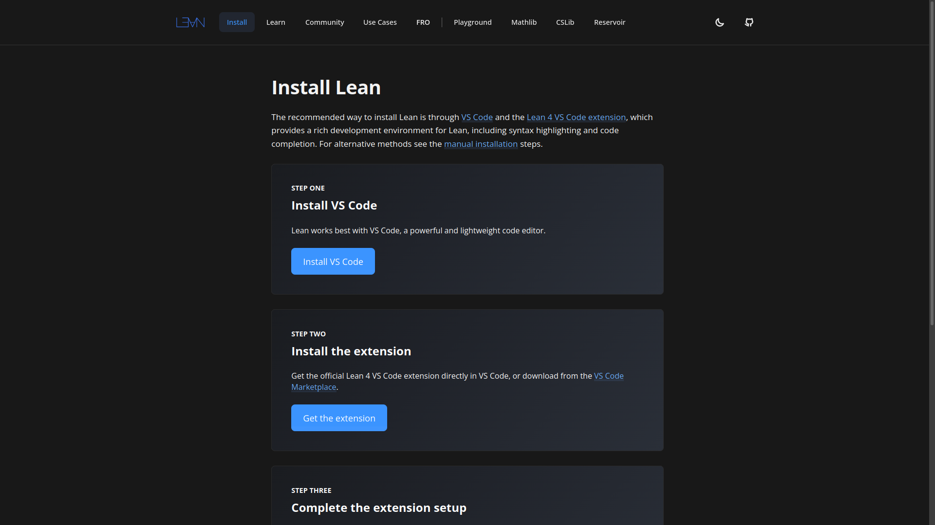 Installation instructions